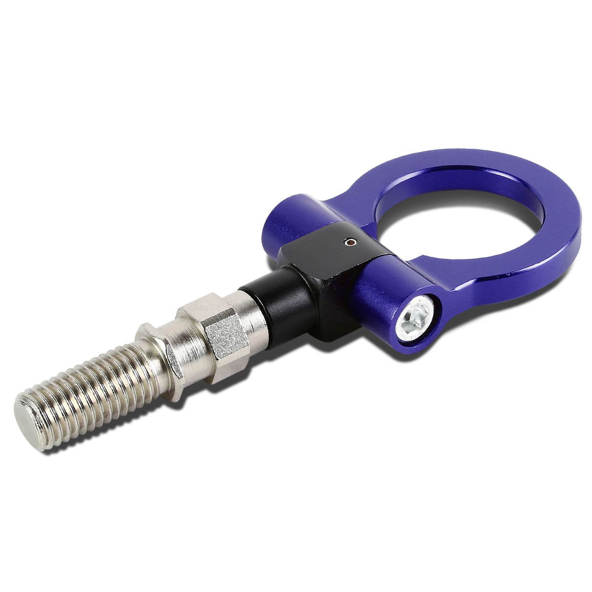 DNA MOTORING Kit de Anillo de Gancho para Remolque JDM Aluminio, Púrpura, M18 x 2.5, THK-JDM-PP - Azul