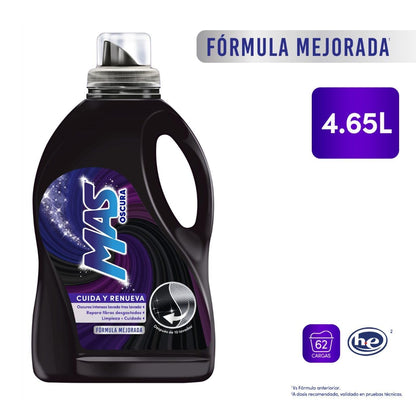 Más Detergente Líquido Oscuros Intensos