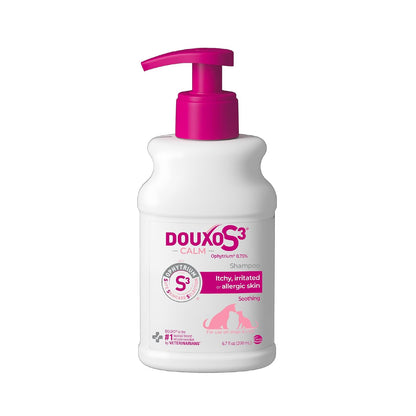 Champú calmante Douxo S3 6,7 oz (200 ml) - para Perros y Gatos con Piel alérgica y con picazón