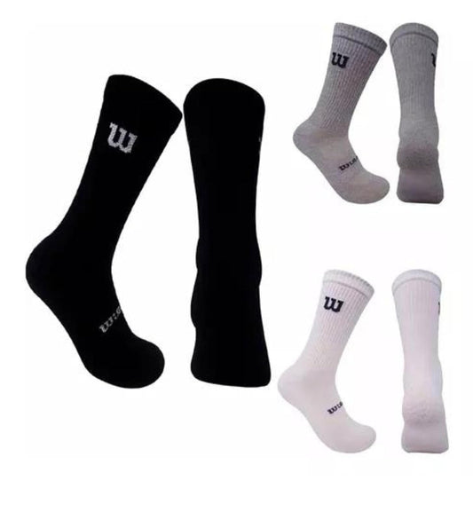 Wilson Calcetas para Hombre con Tejido Interior de Media Felpa, Talla Única, Modelo B0428, Contenido: 1 Paquete con 10 Pares de Calcetas para Caballero, Color Multicolor
