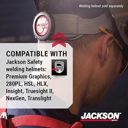 Jackson Safety 370 Repuesto para casco de soldadura, Negro/ Gris