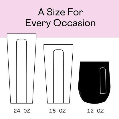 CORKCICLE | Vaso de Vino Térmica Sin Tallo |12 oz (355 ml) | Acero Inoxidable | Mantiene Frío 6 h y Caliente 3 h | Base Antideslizante | Diseño Nebulosa