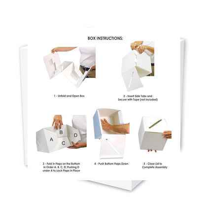Beistle 54390 All-Purpose Card Box, 9 inch by 9 inch