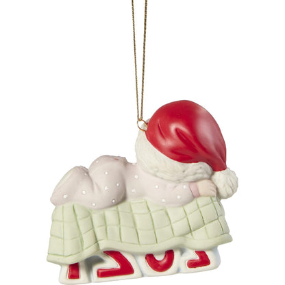 Precious Moments 211005 - Adorno de Porcelana para niña con Fecha 2021