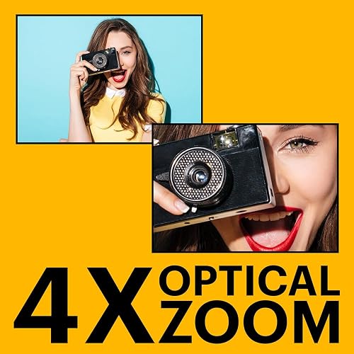 Kodak PIXPRO FZ45-WH - Cámara Digital de 16 MP, Zoom óptico de 27 mm, Gran Angular, 1080P, Full HD, Video, 2,7 Pulgadas, cámara de vlogging LCD (Blanco)