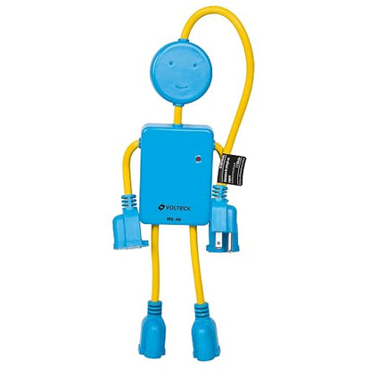 Volteck MUL-4NI, Multicontacto de niño, 4 entradas, 16 AWG