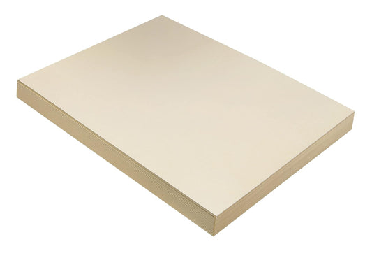 School Smart -85506 Pacon - Etiquetas multiusos de peso medio, 9 x 30,5 cm, Manila, paquete de 100
