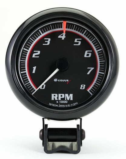 Equus Mini Tacómetro 6086, 2.5 in, Negro