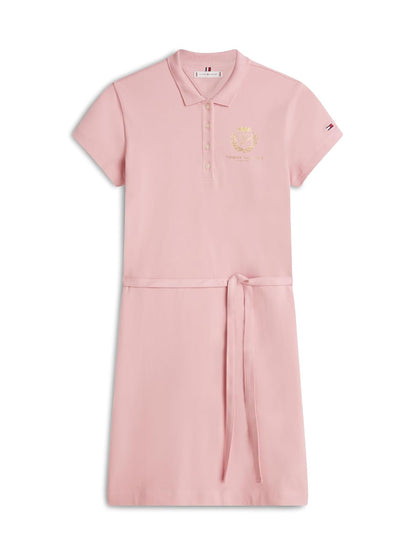 Tommy Hilfiger IM Lurex Varsity Polo Dress Vestido Informal Mujer
