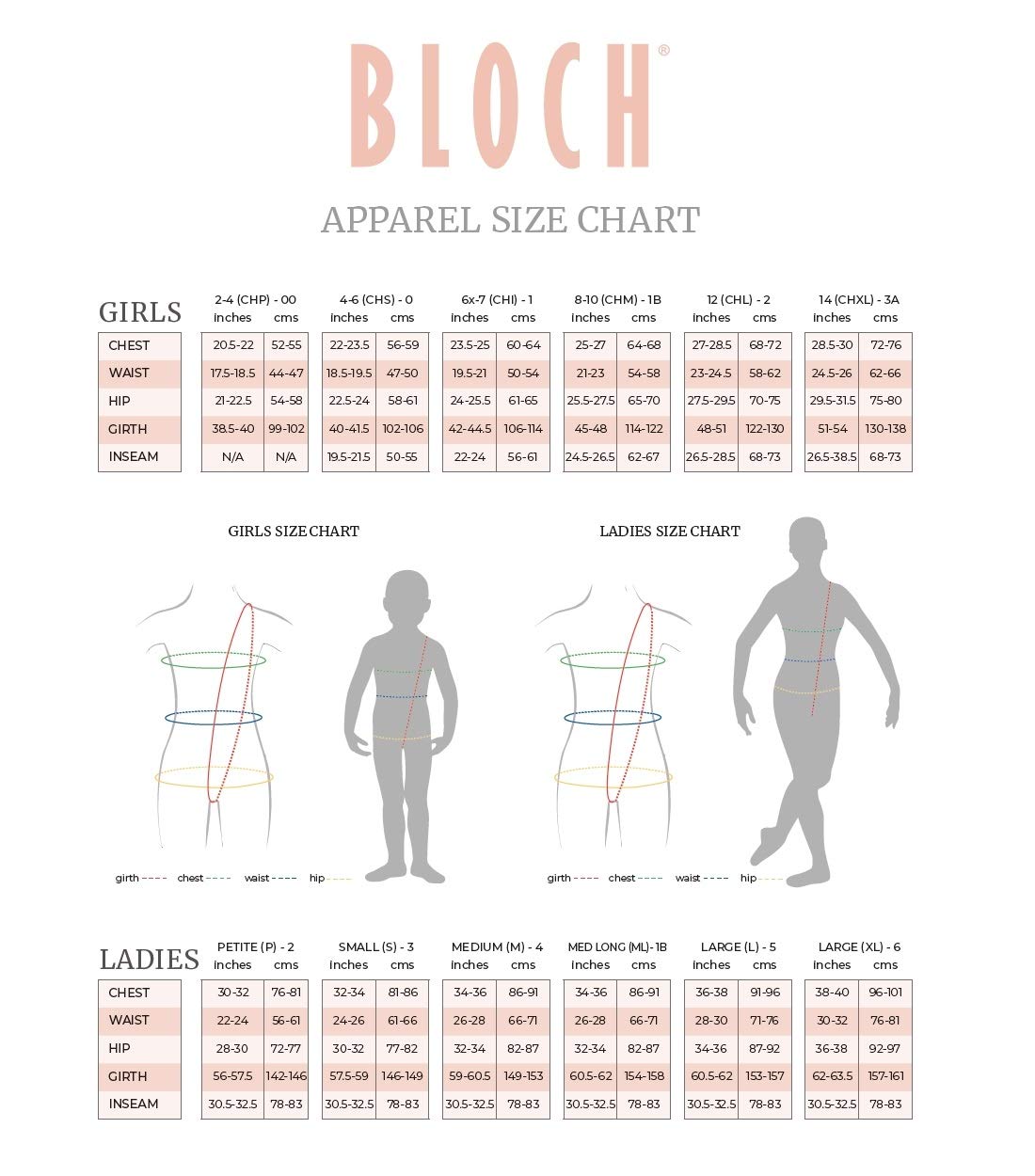 Bloch Dance Faire microlux - Maillot sin Mangas para Mujer