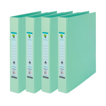 Kit de 4 Carpetas para Archivo plastificada Tamaño Carta 1pg - Verde Menta