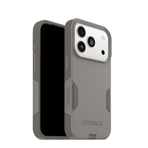 OtterBox - Funda para iPhone 17 Pro Commuter Series - Gris Comfort - Funda Delgada y Protectora para iPhone