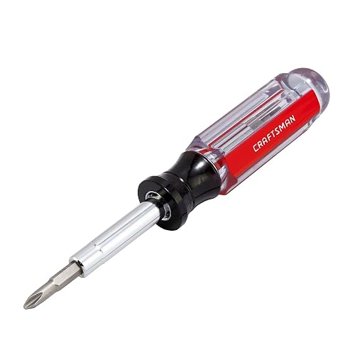 CRAFTSMAN - Juego de destornilladores múltiples, 6 en 1, mango de acetato (CMHT66052)