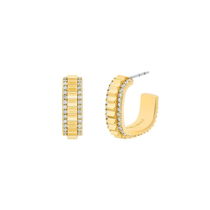 Aretes de aro pequeños Lexington de Michael Kors para mujer, MKJ8613710