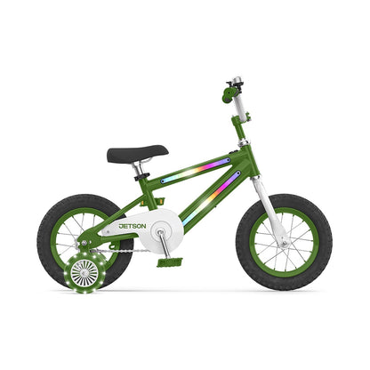 Jetson Light Rider - Bicicleta Unisex con iluminación para niños, Marco de iluminación LED, 3 Modos de luz Diferentes