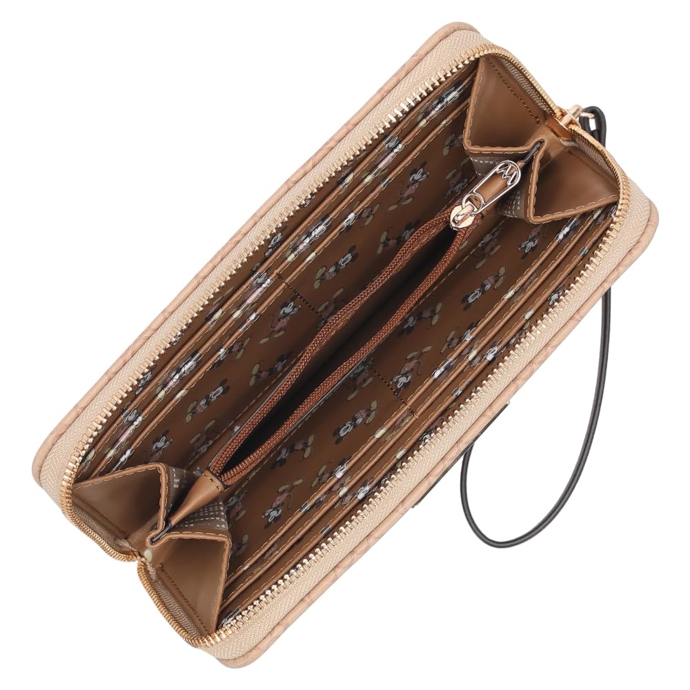 W Capsule Mickey Cartera para Mujer Café HBDONNER38CW