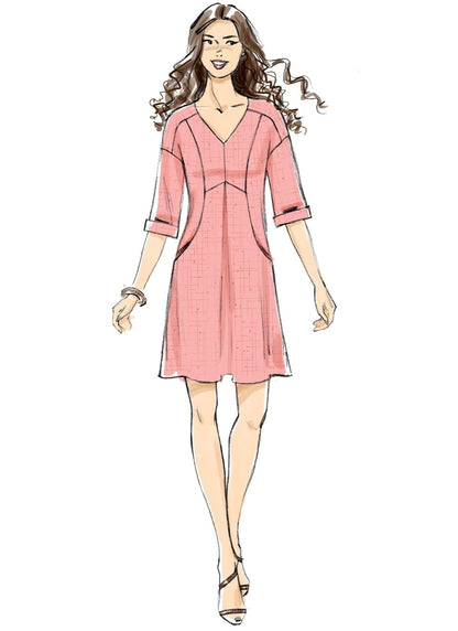 Butterick Patterns B6567E50 - Patrones de costura para vestidos de mujer (tallas 42-46)