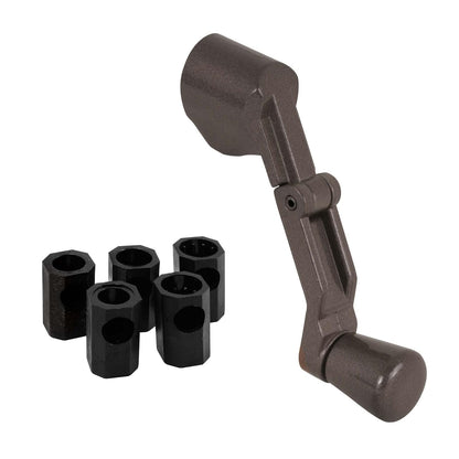 prime-line products H 3960 ventana plegable mango, Bronce, adaptador para múltiples Spline diámetros