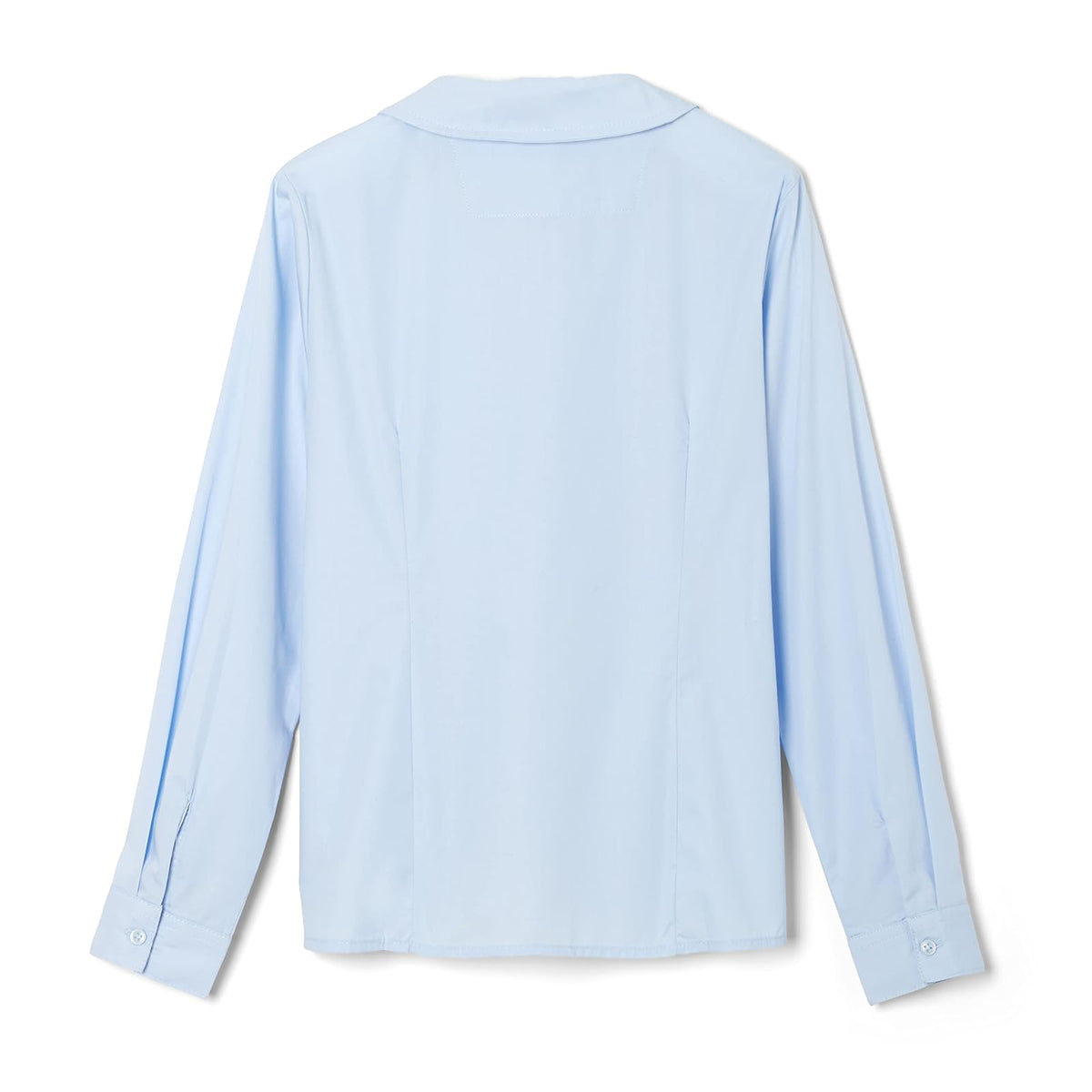 French Toast Camisa Tejida de Manga Larga con Cuello Peter Pan (estándar y Plus) Blusa para Niñas