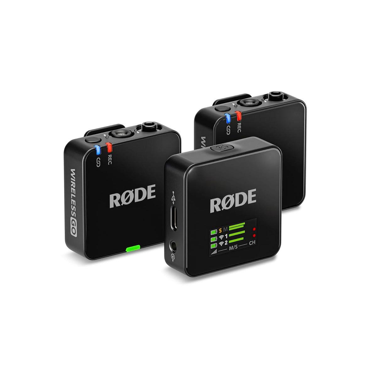 RØDE Wireless GO Gen 3 Sistema de Micrófono (Negro) | Inalámbrico, Para Cámaras, Teléfonos y Computadoras, 32 Bit Float, GainAssist