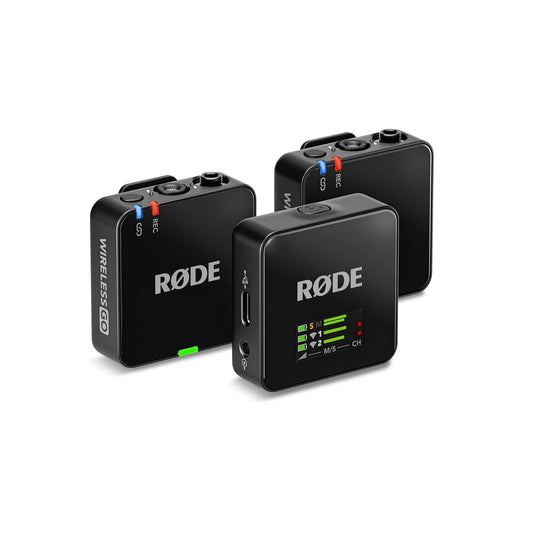 RØDE Wireless GO Gen 3 Sistema de Micrófono (Negro) | Inalámbrico, Para Cámaras, Teléfonos y Computadoras, 32 Bit Float, GainAssist