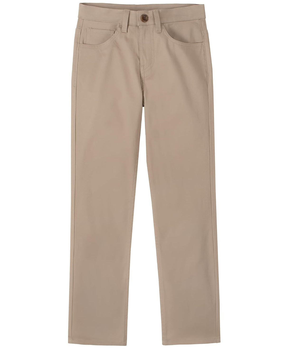 Nautica Pantalón Chino de Sarga elástica Frontal Plana Color Caqui PantalonesNiños - 16 - Caqui 5 bolsillos