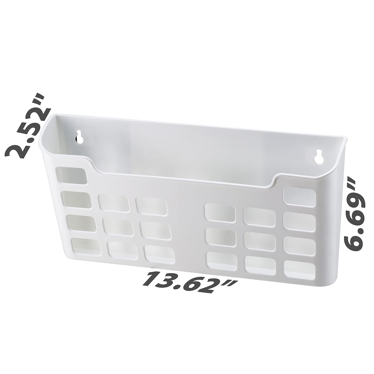 Officemate MagnetPlus - Bolsillo magnético para archivar tamaño carta, plástico, blanco (92543), 2.52 x 13.62 x 6.69 pulgadas, blanco roto