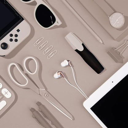 Panasonic ErgoFit - Auriculares con Cable con micrófono, 3.5 mm Jack con micrófono y Driver de Llamadas, Auriculares ergonómicos de Ajuste Personalizado (S/M/L), para teléfonos y portátiles