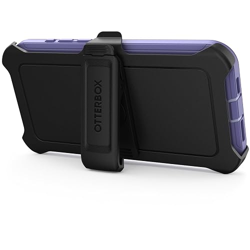 OtterBox - Funda para iPhone 15 Pro MAX (Solamente) Defender Series, Mountain Majesty (Morado), sin Pantalla, Resistente y Duradero, con protección de Puerto, Incluye Soporte de Clip de Funda