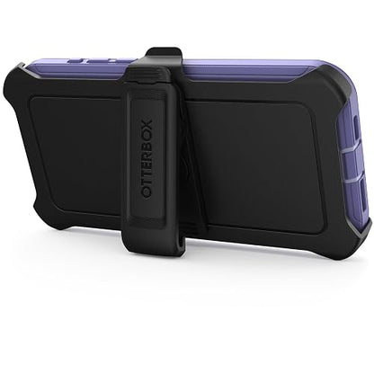 OtterBox - Funda para iPhone 15 Pro MAX (Solamente) Defender Series, Mountain Majesty (Morado), sin Pantalla, Resistente y Duradero, con protección de Puerto, Incluye Soporte de Clip de Funda