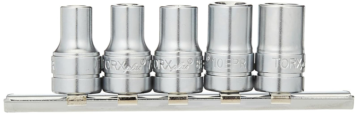CTA Tools 5064 5 Unidades 5 PT. EPR Torx Plus Juego de enchufes - 1/4" Dr.