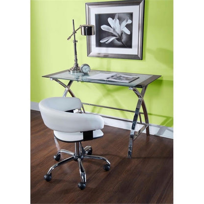 Powell - Silla de computadora con elevación de Gas, Color Blanco, Talla M