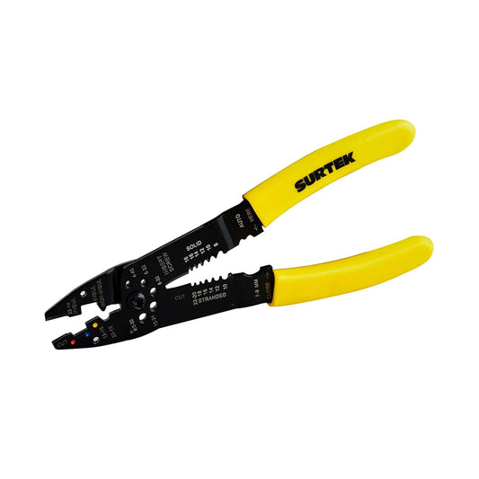 Surtek PLC9 Pinza pelacable 10-24 AWG de 9"