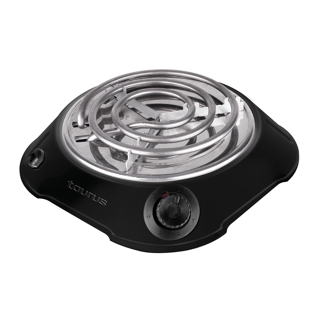 TAURUS ALPHA BLACK| | Termostato de Seguridad Evita Sobre Calentamiento | Control de Temp | Resistencia Aplanada para Mayor Estabilidad | Indicador Luminoso | 700 W