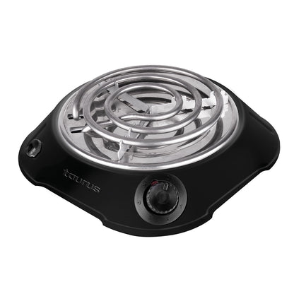 TAURUS ALPHA BLACK| | Termostato de Seguridad Evita Sobre Calentamiento | Control de Temp | Resistencia Aplanada para Mayor Estabilidad | Indicador Luminoso | 700 W