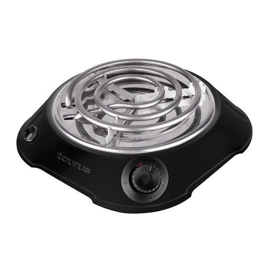 TAURUS ALPHA BLACK| | Termostato de Seguridad Evita Sobre Calentamiento | Control de Temp | Resistencia Aplanada para Mayor Estabilidad | Indicador Luminoso | 700 W