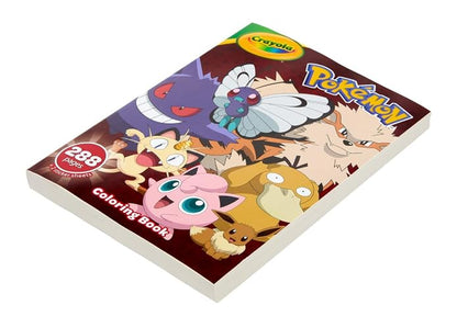 Crayola - Libro para Colorear Pokémon, 288 Pgs, páginas para Colorear Pokémon y Pegatinas, Regalo para niños, de 3, 4, 5, 6 años