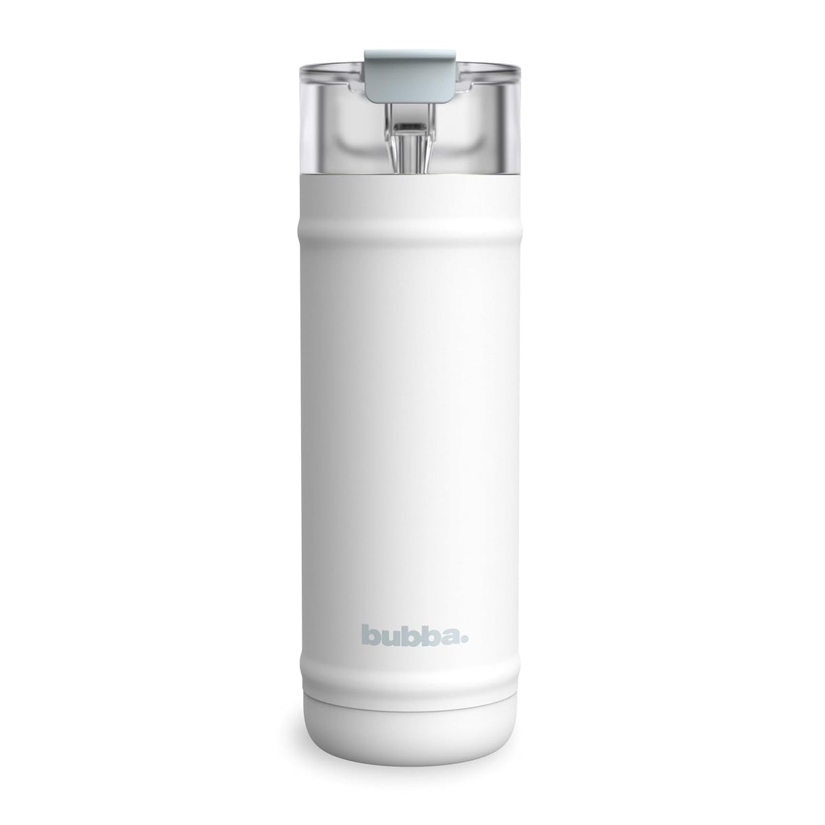 Bubba Botella de Agua Dualsip 24oz con Popote Energía Oceánica - Blanco - 0.9 Litros