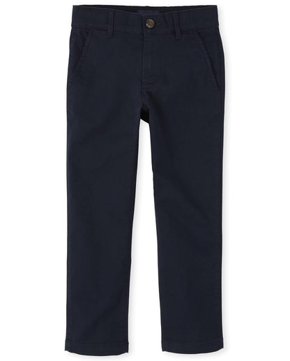 The Children's Place Pantalón Chino Elástico para Niño - Azul marino - 7