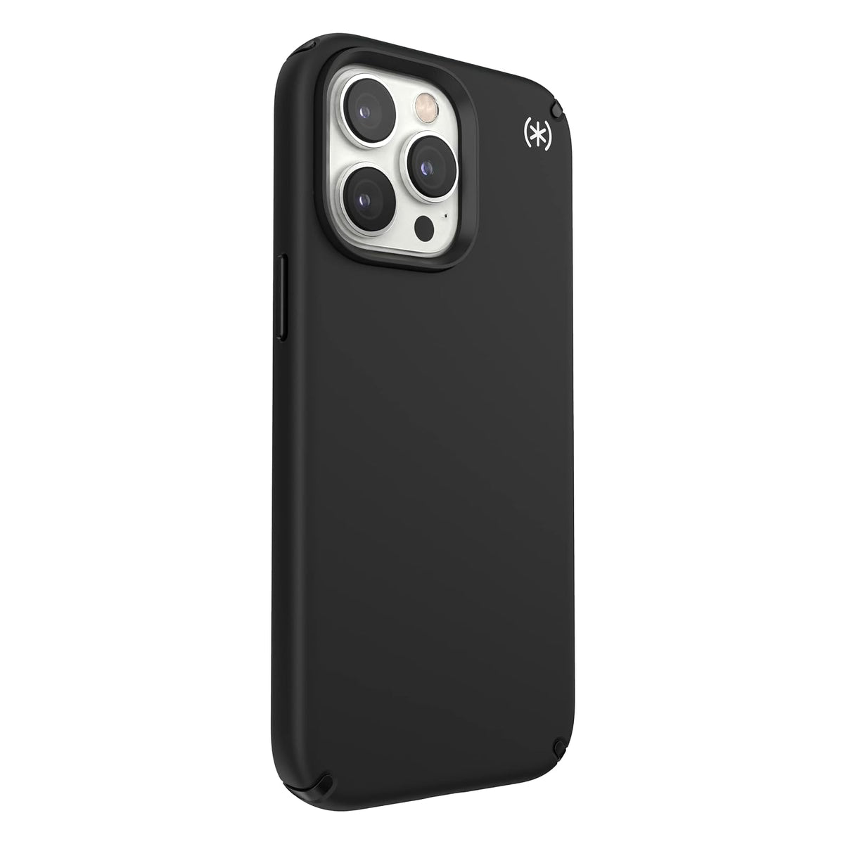 Speck Presidio2 Pro Funda Compatible con iPhone 14 Pro MAX, Protección Caídas 4m, Bisel Elevado, Protección Antimicrobiana - Negro/Blanco