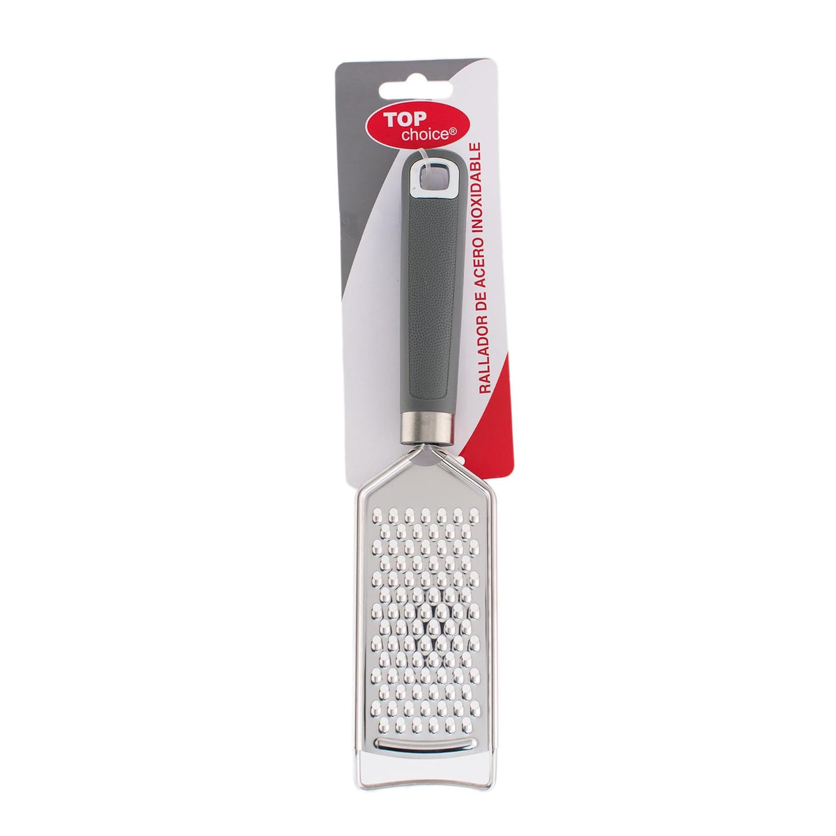 Rayador top choice instrumento de cocina para queso, verduras, citricos, chocolate y especias.