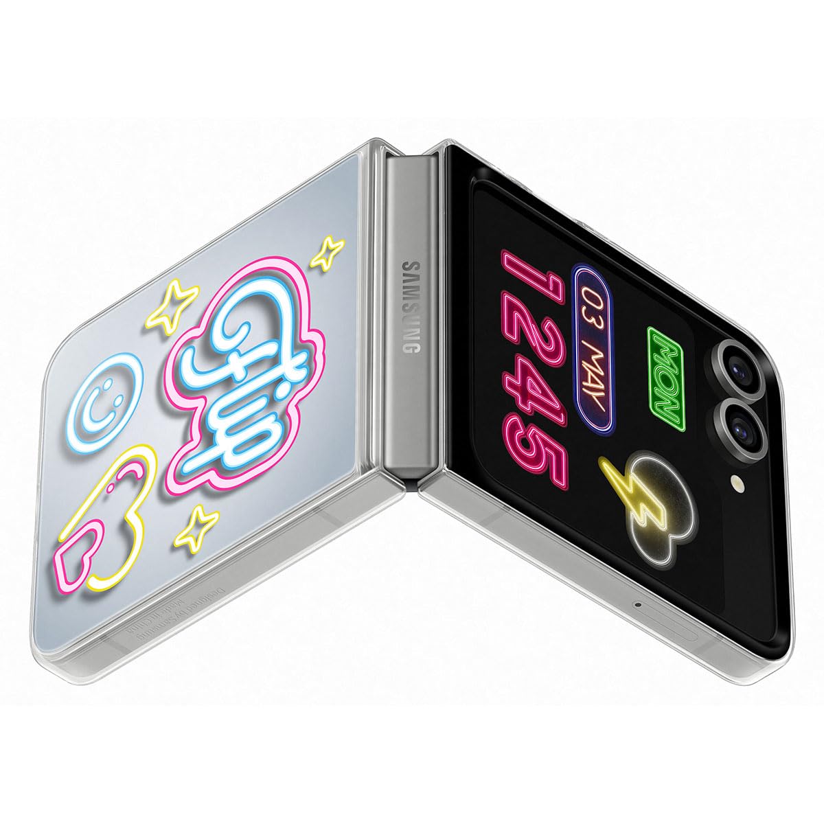 Samsung Galaxy Flip6 Flipsuit Case Color: Transparente