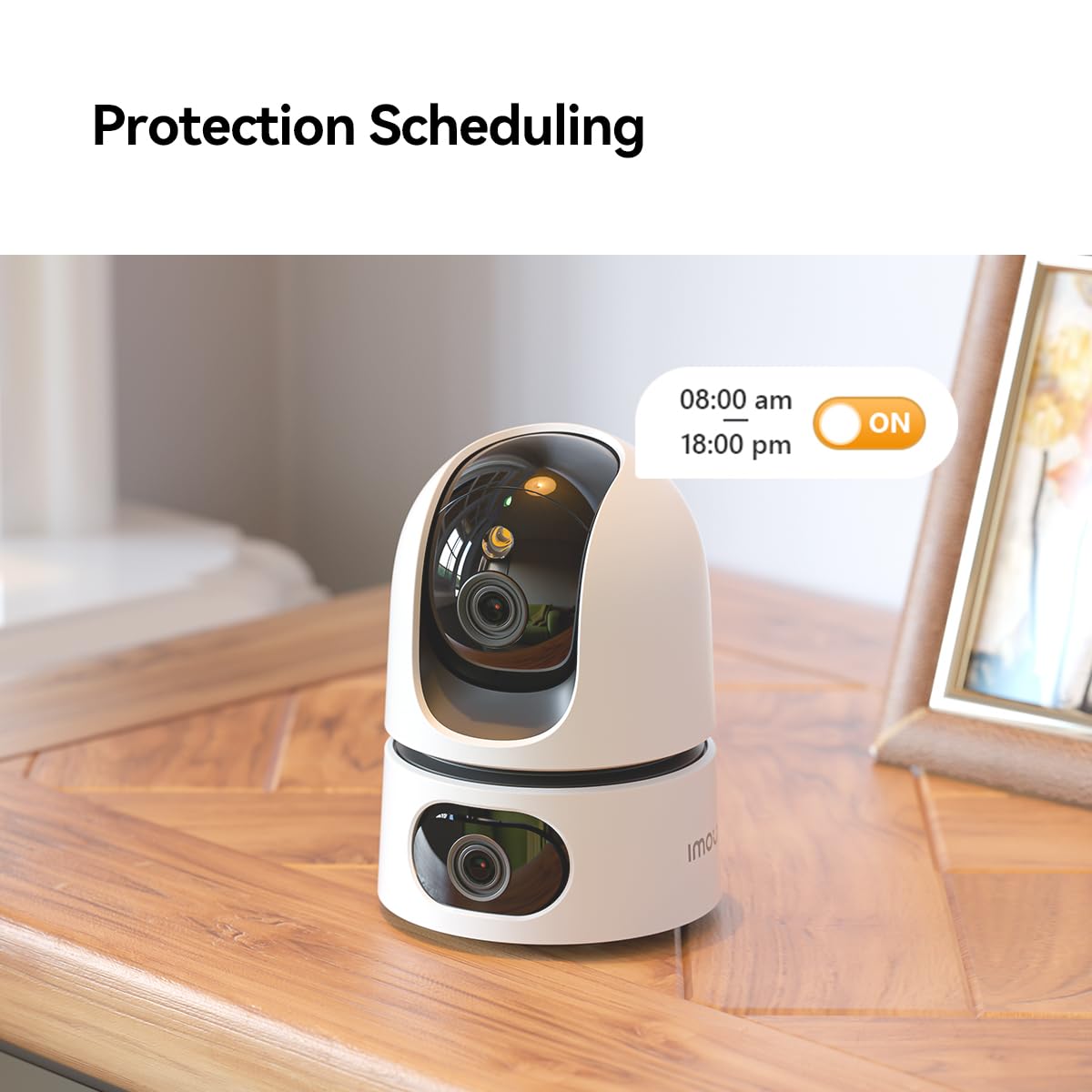 IMOU Camara IP, Ranger Dual, Domo, 6MP, IR 15m, Interior, Microfono, Micro SD, WiFi, Full Color