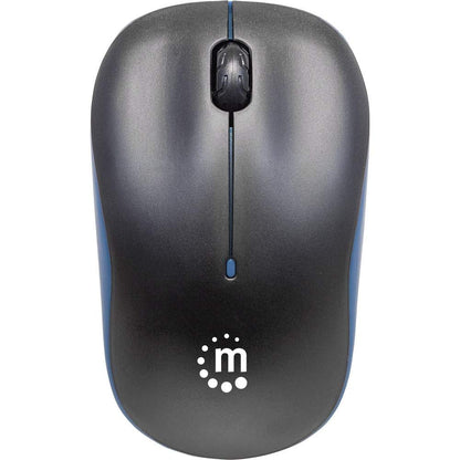 Manhattan MS-1234 Mouse Inal. Optico "Success" Negro/Azul,