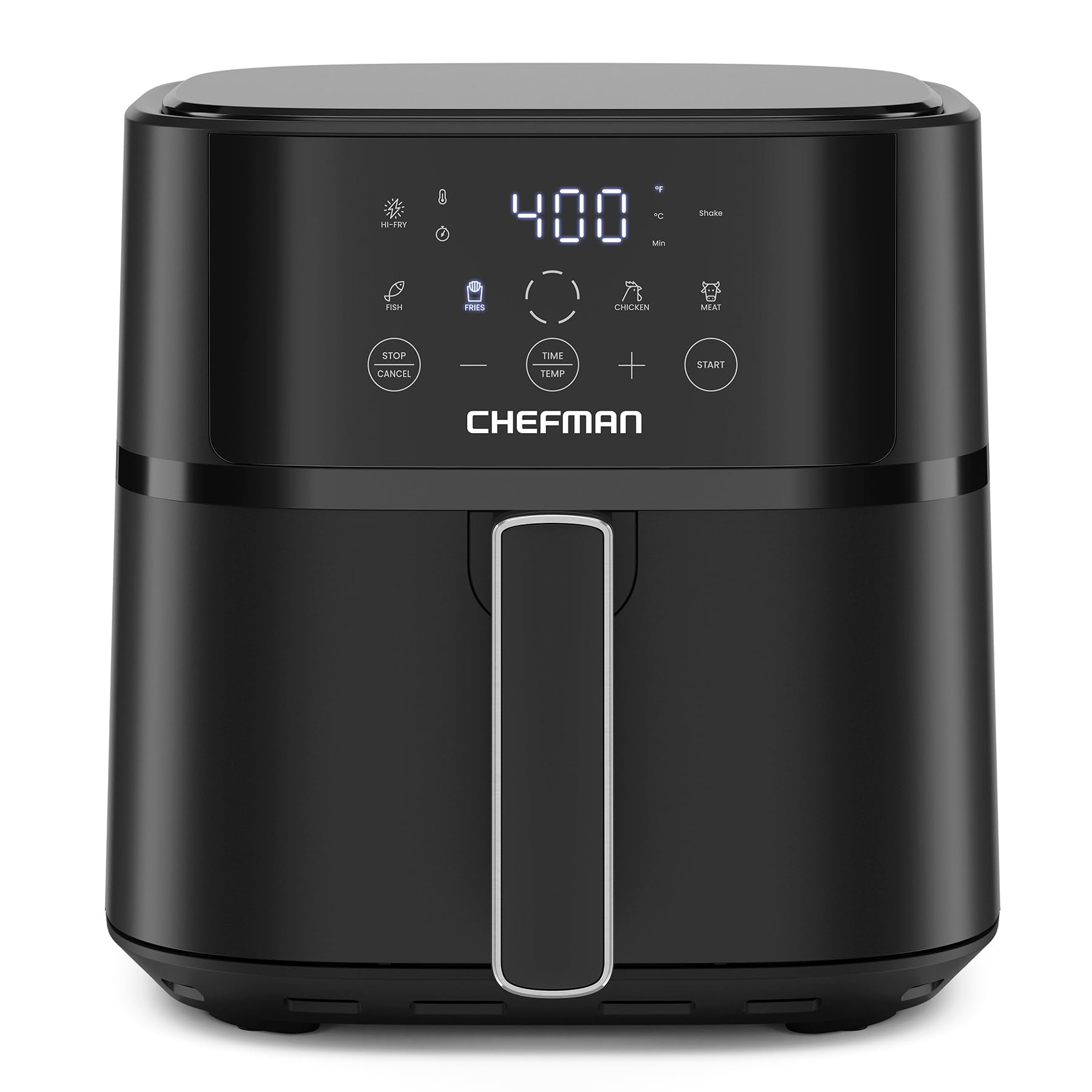 Chefman | Freidora de Aire Digital de 5.7 Litros de capacidad | TurboFry | Control Digital de un solo Toque