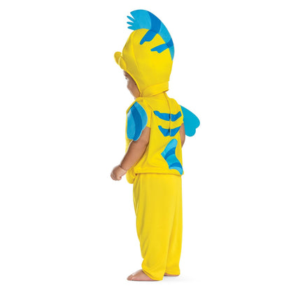 Disguise Flounder Animated Classic Costume, Official the Little Mermaid Costume Disfraz Infantil