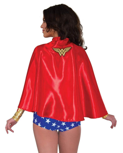 Rubie's DC Superheroes Costume Cape disfraces de talla adulta Mujer - Talla Única - Rojo