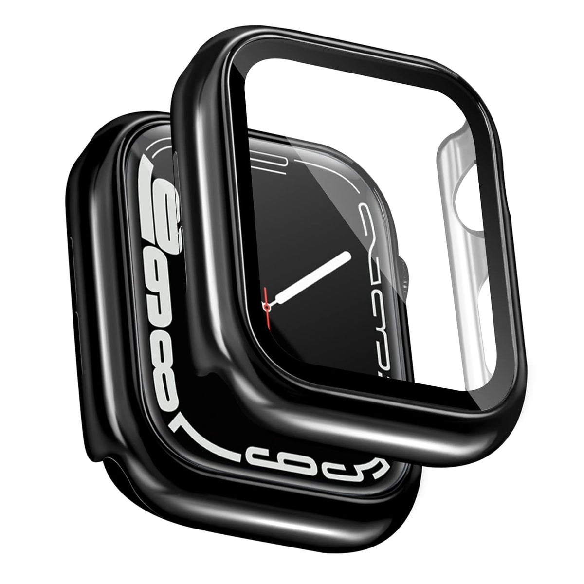 ORIbox Funda Rígida con Protector de Pantalla para Apple Watch Series 2 y 3 - Negro - 41mm