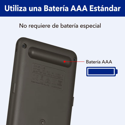 Casio Calculadora Científica, fx-82MS-2, 240 Funciones, Nivel Primaria y Secundaria, Color Gris