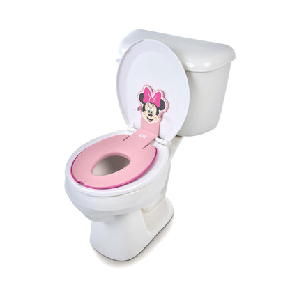Bright Starts Asiento de Baño-Inodoro de Minnie Mouse para Bebé, Rosa, a partir de 18 meses